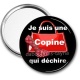 Miroir de poche -  une copine qui déchire