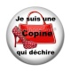 Cabochon Résine - copine qui déchire