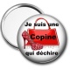 Miroir de poche - copine qui déchire
