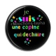 Cabochon Résine -  une copine qui déchire