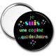 Miroir de poche -  une copine qui déchire