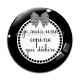 Cabochon Verre -  une copine qui déchire