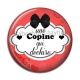 Cabochon Résine -  une copine qui déchire