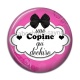 Cabochon Résine -  une copine qui déchire