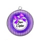 Pendentif Cabochon Argent - super copine