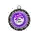 Pendentif Cabochon Argent - super copine