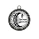 Pendentif Cabochon Argent - une copine formidable