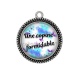 Pendentif Cabochon Argent - copine formidable