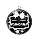 Pendentif Cabochon Argent - copine formidable