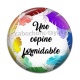 Cabochon Résine - copine formidable