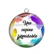 Pendentif Cabochon Argent - copine formidable