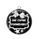 Pendentif Cabochon Argent - copine formidable