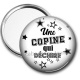 Miroir de poche - une copine qui déchire
