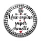 Cabochon Verre - une copine super chouette