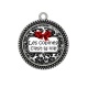 Pendentif Cabochon Argent - les copines c'est la vie