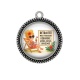 Pendentif Cabochon Argent - retraite