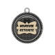 Pendentif Cabochon Argent - heureuse retraite