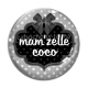 Cabochon Verre - mam'zelle coco