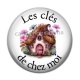 Cabochon Résine - les clés de chez moi