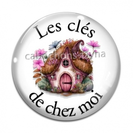Cabochon Verre - les clés de chez moi