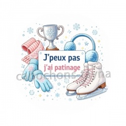 j'peux pas j'ai patinage