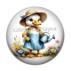 Cabochon Résine - canard