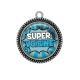 Pendentif Cabochon Argent - super voisine
