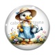 Cabochon Verre - canard