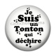 Cabochon Résine - je suis un tonton qui déchire
