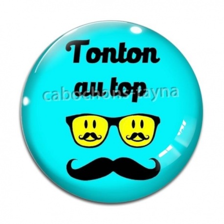 Cabochon Verre - tonton au top