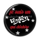 Cabochon Résine - je suis un tonton qui déchire