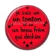 Cabochon Résine - je suis un tonton et un beau frère qui déchire