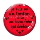 Cabochon Verre - je suis un tonton et un beau frère qui déchire
