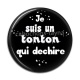 Cabochon Résine -  je suis un tonton qui déchire