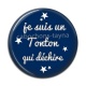 Cabochon Résine -  je suis un tonton qui déchire