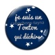 Cabochon Verre -  je suis un tonton qui déchire