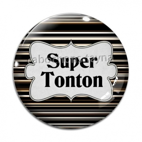 Cabochon Verre - super tonton