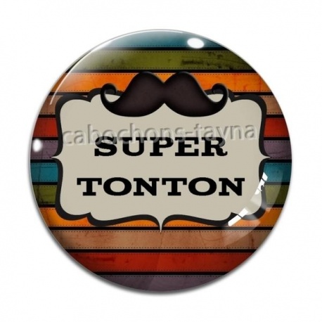 Cabochon Verre - super tonton