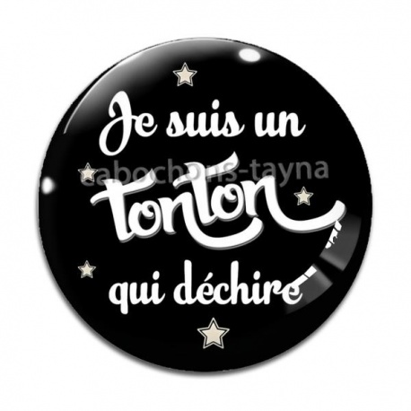 Cabochon Verre - super tonton