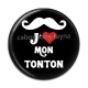 Cabochon Résine - j'aime mon tonton