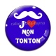 Cabochon Verre - j'aime mon tonton