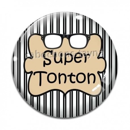 Cabochon Verre - super tonton