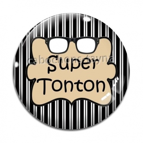 Cabochon Verre - super tonton