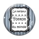 Cabochon Verre - le meilleur tonton du monde