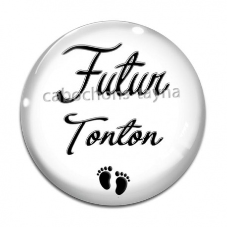 Cabochon Verre - futur tonton
