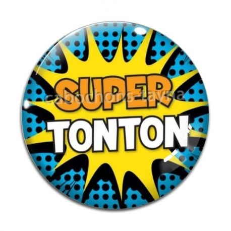 Cabochon Verre - super tonton