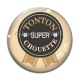 Cabochon Verre - tonton super chouette