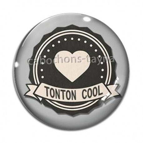 Cabochon Verre - tonton cool