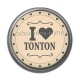 Cabochon Résine - I love tonton