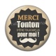 Cabochon Résine - merci tonton